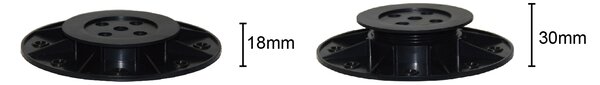 Rektifikační terč pro dlažbu, rozpětí 18 - 30 mm