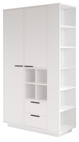 Šatní skříň Fretkama (bílá). Akce -15%
