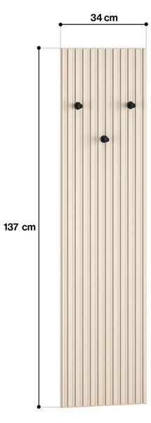 Designový nástěnný věšák FAREL - kašmír