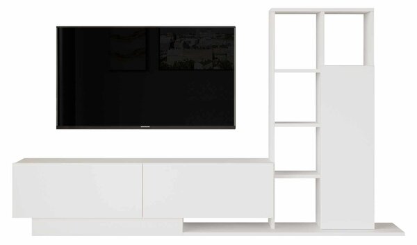 TV stolek/skříňka Forsena (bílá). Akce -22%
