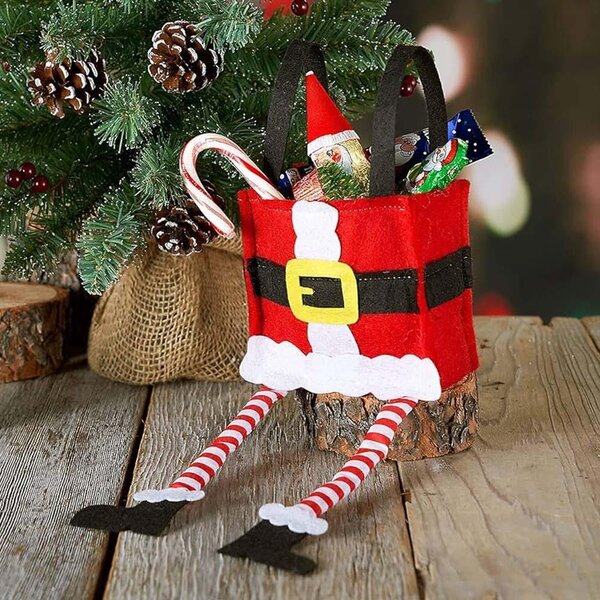 Vánoční dekorativní dárková taška - Santa