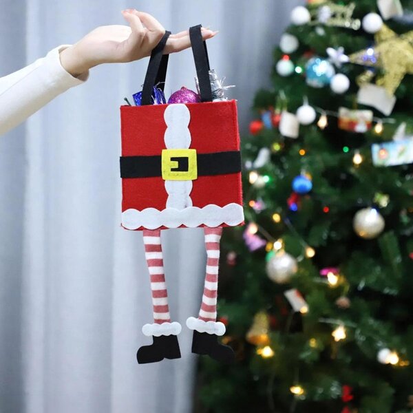 Vánoční dekorativní dárková taška - Santa