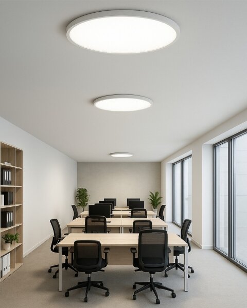 LED Stropní svítidlo LED/40W/230V 3000/4000/6500K pr. 50 cm bílá