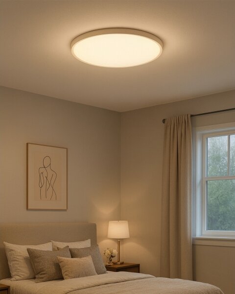 LED Stropní svítidlo LED/40W/230V 3000/4000/6500K pr. 50 cm bílá