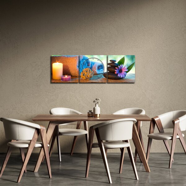 Obraz - Relaxační masérský obraz (s hodinami) (90x30 cm)