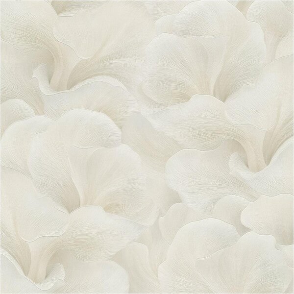 Vliesové tapety na zeď GMK Fashion for walls 5 10527-02, rozměr 10,05 m x 0,53 m, florání vzor metalicky krémový, Erismann