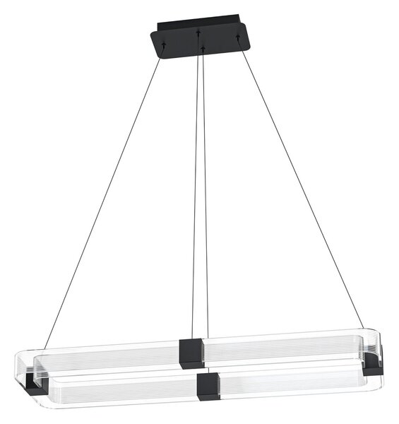 Závěsná svítidlo Stars of Light, Mogetonello, stmívatelné, Černá, Obývací pokoj, Kov, Moderní