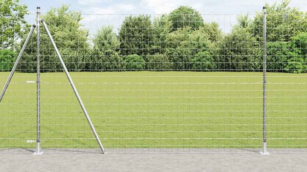 Evropský plot s betonovou základnou 10 x 1,4 m Pozinkovaná ocel 3351056