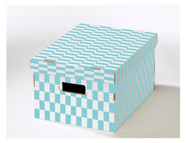 Sada 2 krabic s víkem z vlnité lepenky Compactor Joy, 40 x 29 x 21 cm