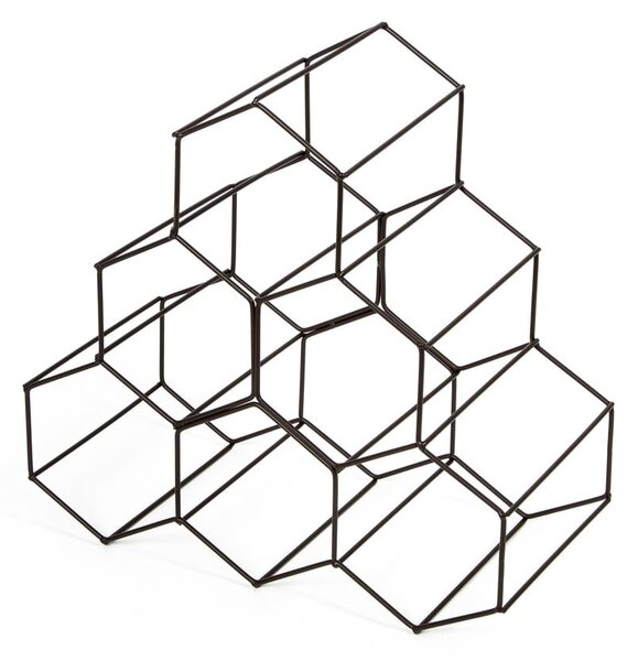 Černý stojan na víno Compactor RackMAT
