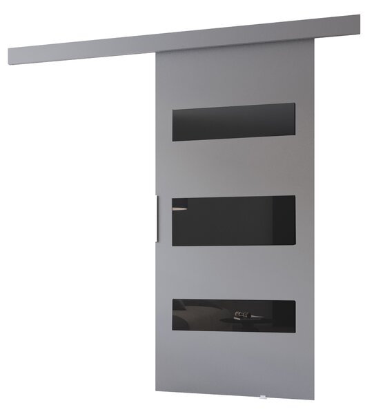 Posuvné dveře BARRET 4 - 96 cm, šedé