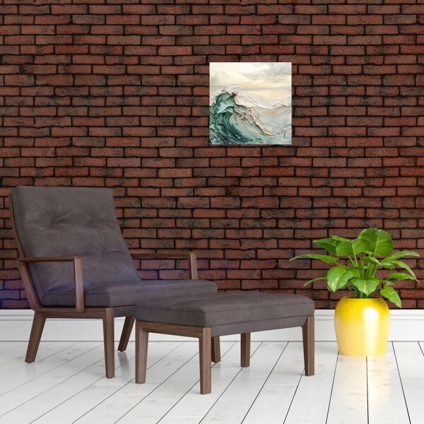 Obraz - 3D abstrakce moře (30x30 cm)