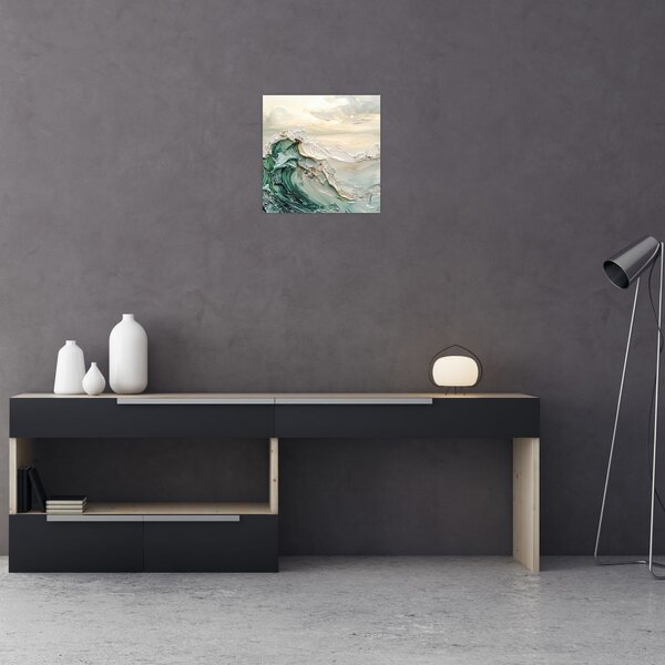 Obraz - 3D abstrakce moře (30x30 cm)