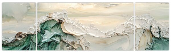 Obraz - 3D abstrakce moře (170x50 cm)