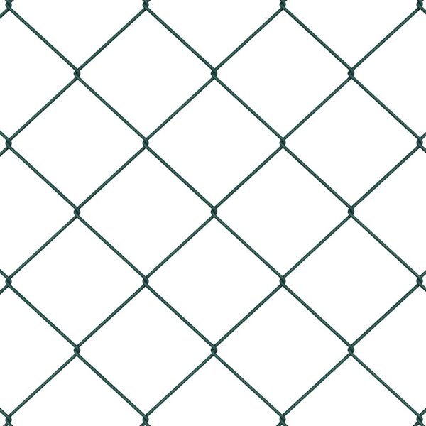 Zábradlí s betonovým základem 10 x 0,4 m Ocel potažená PVC 3351234