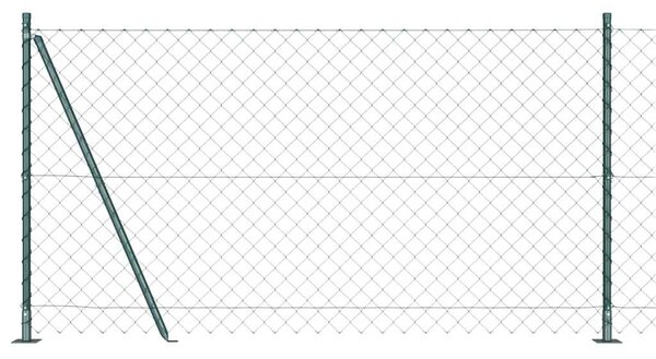 Zábradlí s betonovým základem 10 x 1,2 m Ocel potažená PVC 3351238