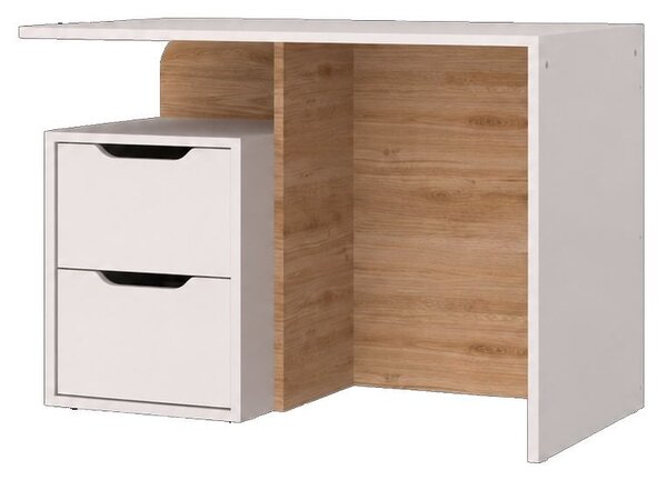PC stolek Nepia U1 (krémová + dub). Akce -20%