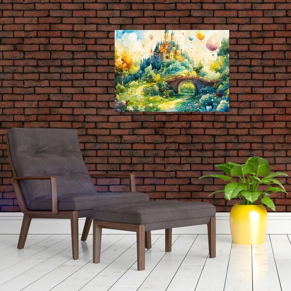Obraz - Pohádkový zámek (70x50 cm)