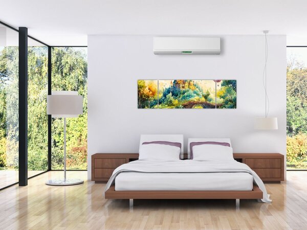 Obraz - Pohádkový zámek (170x50 cm)