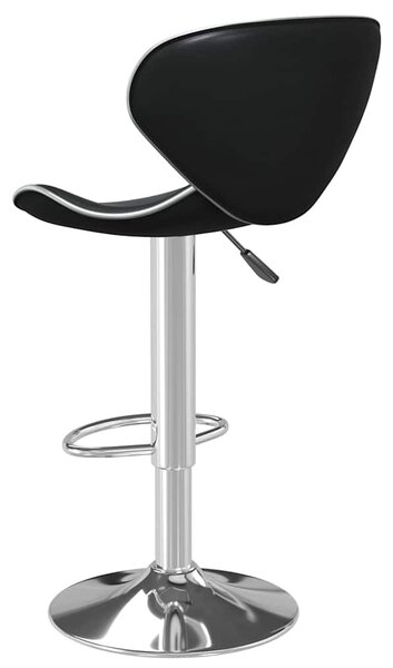 Barová stolička černá umělá kůže 335130