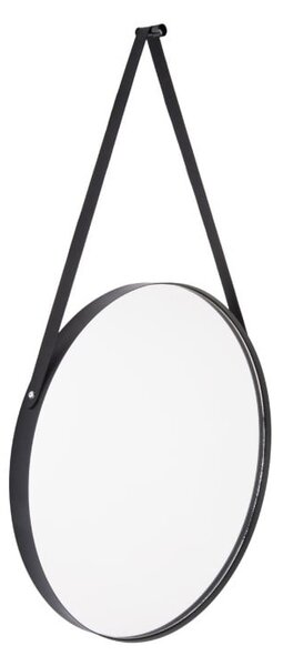 Nástěnné zrcadlo s rámem v černé barvě PT LIVING Balanced, ø 47 cm