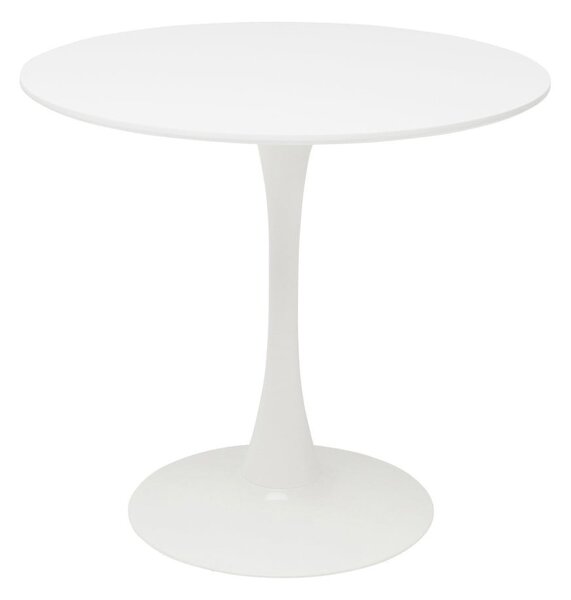 Bílý jídelní stůl Kare Design Schickeria, ⌀ 80 cm