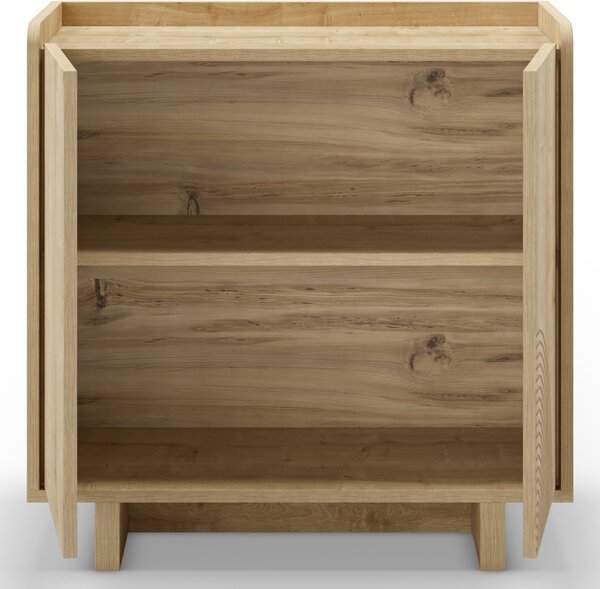 Marckeric Komoda Daira 80 x 40 cm s dubovým dekorem