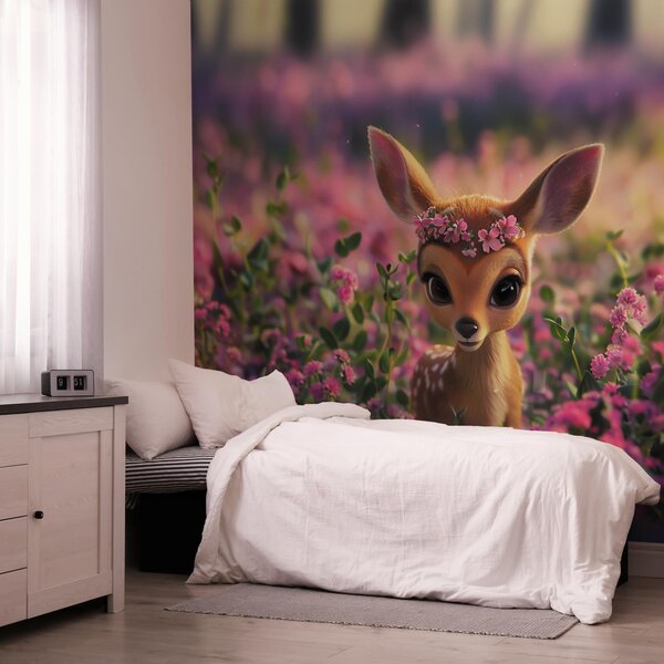 Fototapeta - Roztomilá srnečka (245x170 cm)