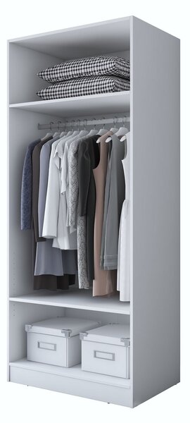 Šatní skříň Baimy 4529 (bílá). Akce -15%