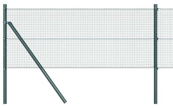 Zemní upevnění svařované drátěné ploty 10 x 0,4 m Zelená 3351675
