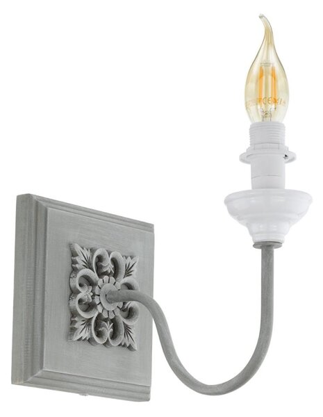 Eglo 33002 - Nástěnná lampa 1xE14/40W/230V šedá