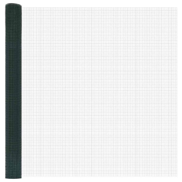 Svařované drátěné ploty s hroty 10 x 1,5 m Ocel potažená PVC 3352057