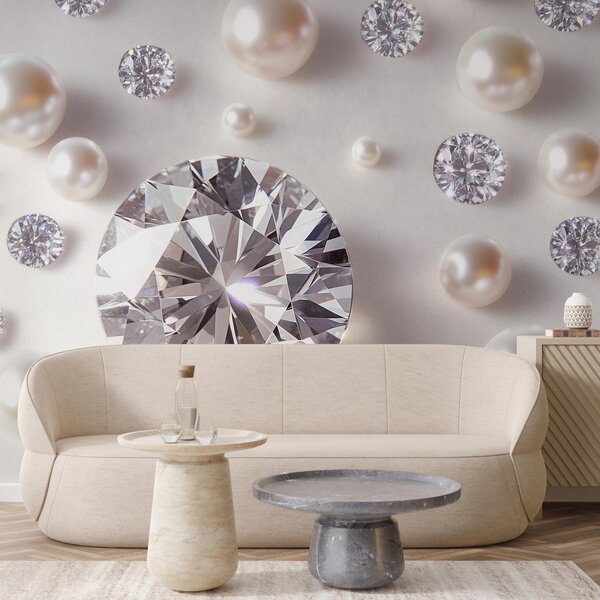 Fototapeta - Perly a diamanty (245x170 cm)