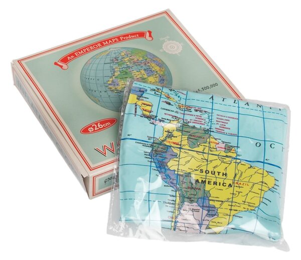 Nafukovací globus Rex London World Map
