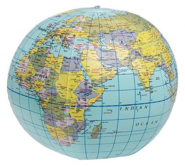 Nafukovací globus Rex London World Map