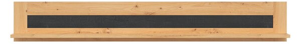 Polička BRW Ostia POL/160 (dub artisan + dub černý)