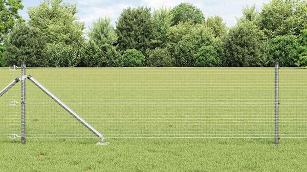 Svařované drátěné ploty s hroty 10 x 0,4 m Pozinkovaná ocel 3351913