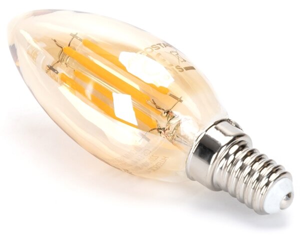 LED Stmívatelná žárovka FILAMENT C35 E14/4W/230V 2200K - Aigostar