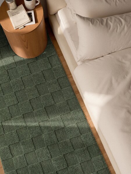 Villeroy & Boch, Běhoun Villeroy & Boch Scala 106268 Green, 80x200, zelená, ložnice