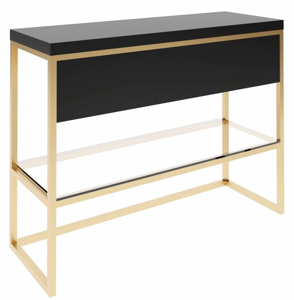 Baltica Design Trine konzole 60x40x75 cm černá-zlatá 5904107906355
