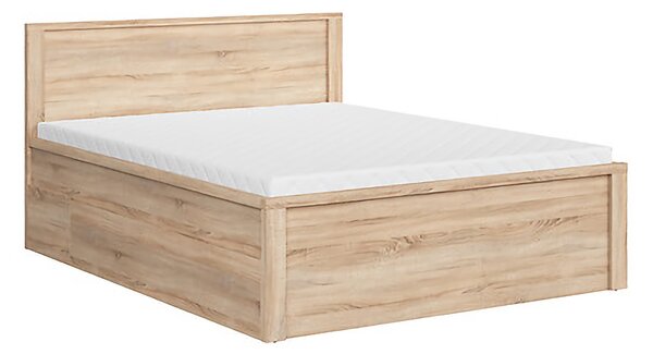 Manželská postel 160 cm BRW Kaspian LOZ/160/T (dub sonoma)