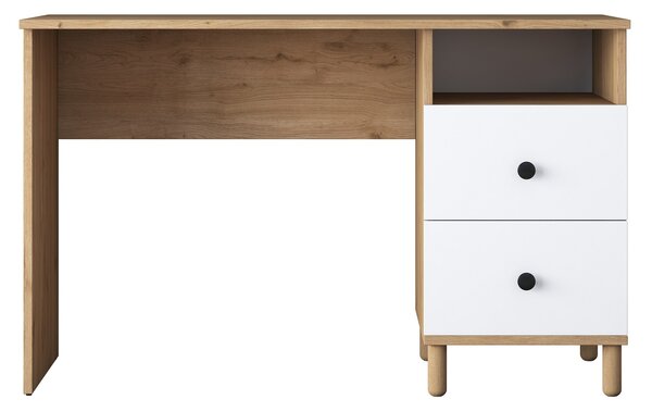 Kalune Design Psací stůl Hanis 120 cm ořech/bílý