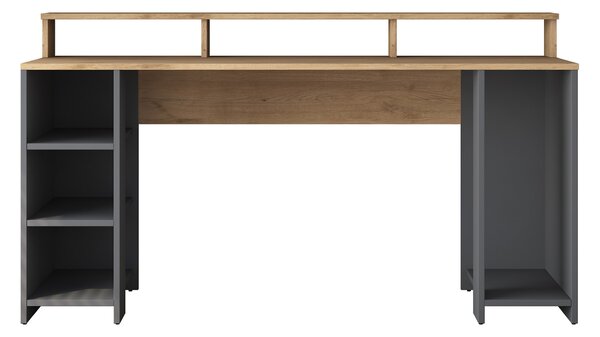 Kalune Design Psací stůl Kalipo 160 cm ořech/antracit