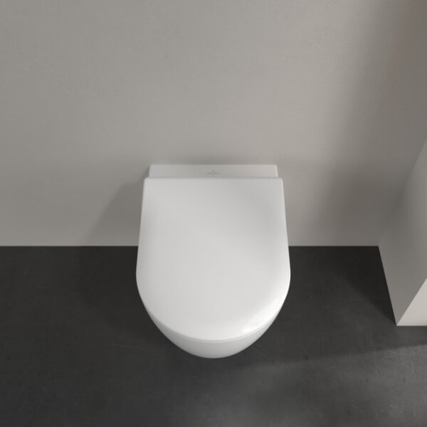 Villeroy & Boch 5656RSR1 - Závěsné WC s prkénkem SoftClose AVENTO keramika/bílá