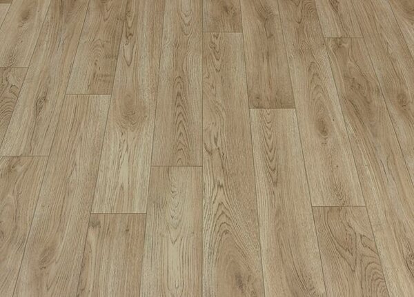 Breno PVC SILVERTEX Pin Oak 166M – hnědé dřevo, šíře 200 cm