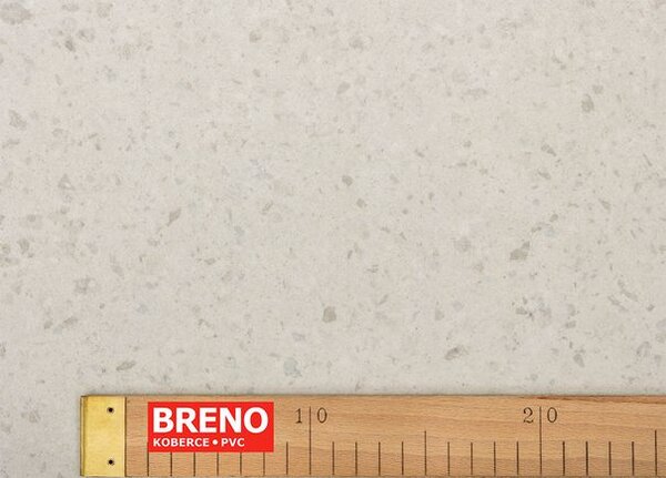 Breno PVC SILVERTEX Zaragoza 109L – světlé terazzo, šíře 200 cm