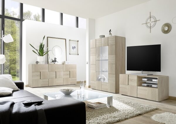 Komoda SERIAN 181x84x43 cm dub sonoma
