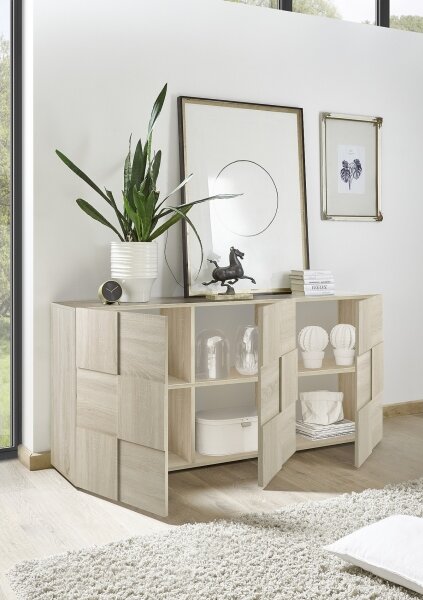 Komoda SERIAN 181x84x43 cm dub sonoma