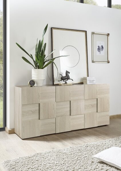 Komoda SERIAN 181x84x43 cm dub sonoma