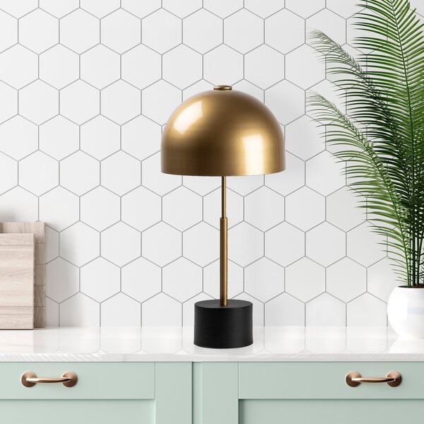 Opviq Stolní lampa Mixes černá/zlatá